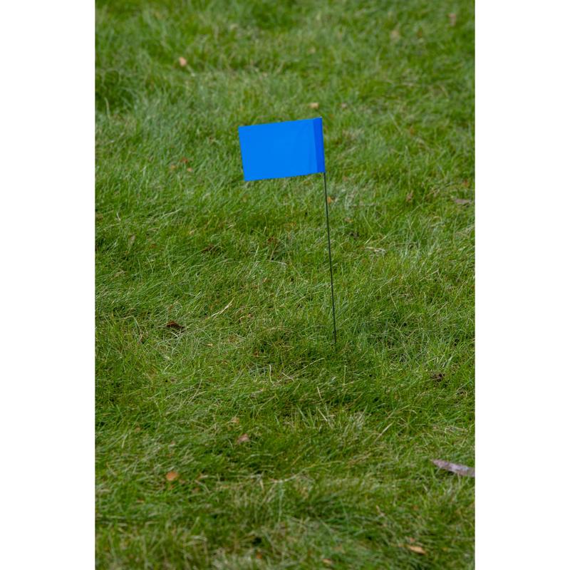 CH Hanson Co. 15 in. Blue Stake Flags PVC 1 pk