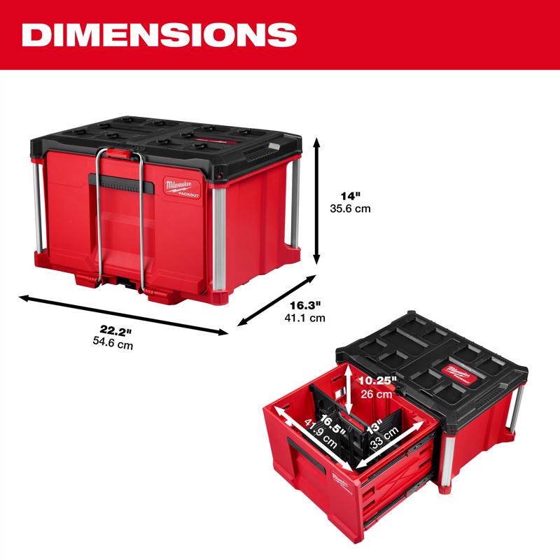 Packout Single Drawer Tool Box w 4-Drawer Tool Box