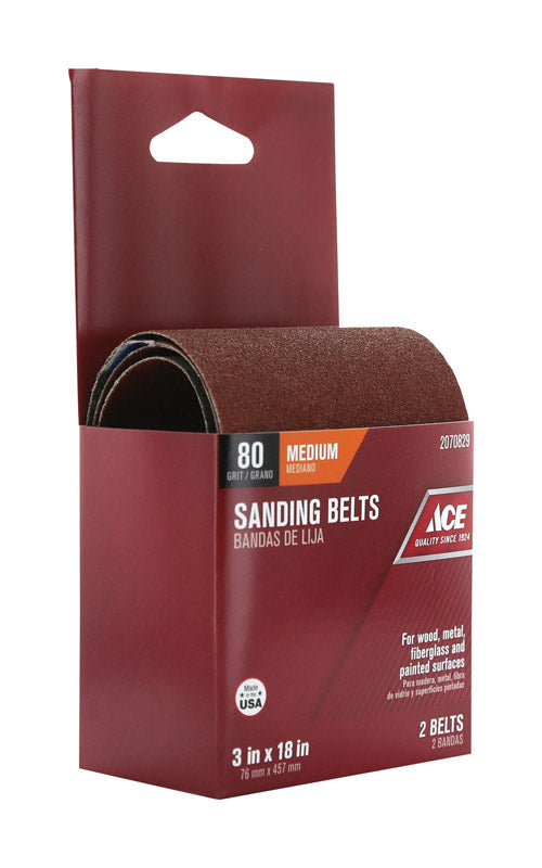 SANDBELT 3X18" 80G PK2