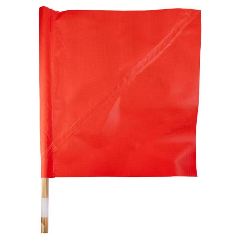 FLAG SAFETY ORNG 18X18"