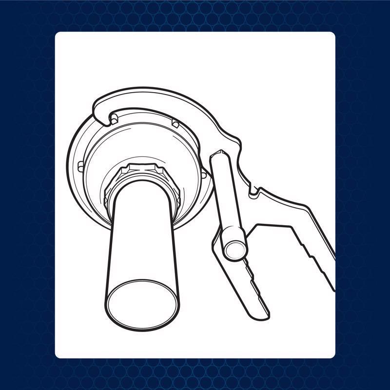 Superior Tool Drain Wrench 5-1/4 in. L