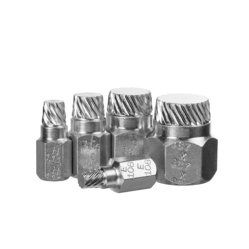 Superior Tool Steel Bolt Extractor Set 5 pc
