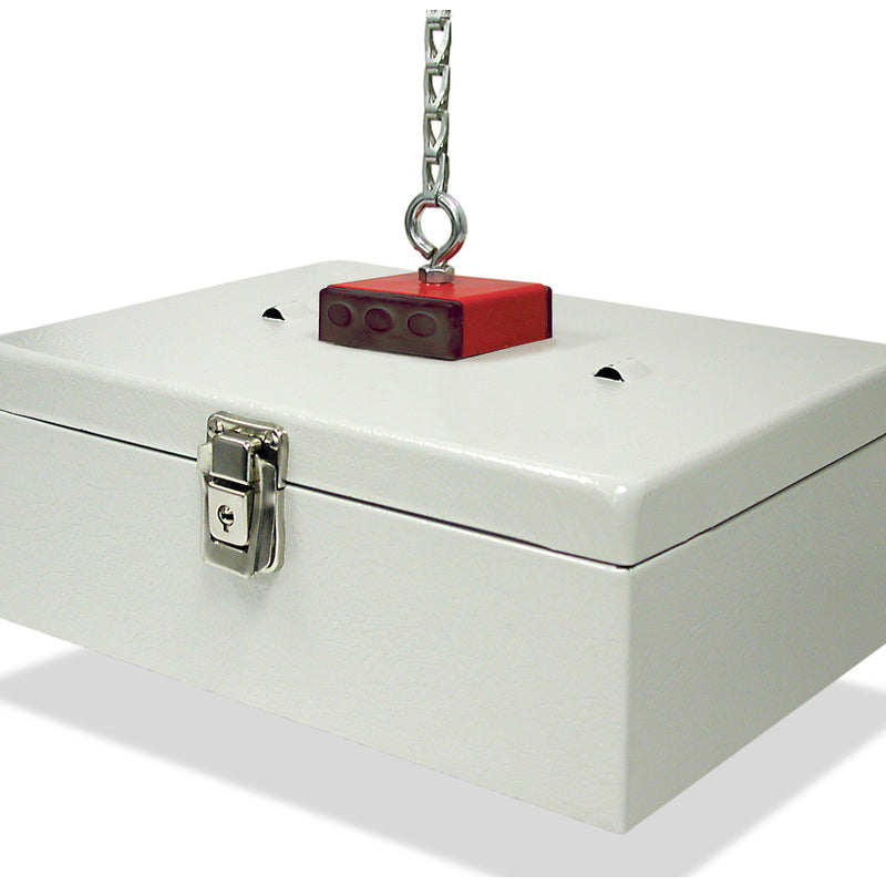 Magnet Source 2.375 in. L X 2.375 in. W Red Retrieving Magnet 40 lb. pull 1 pc