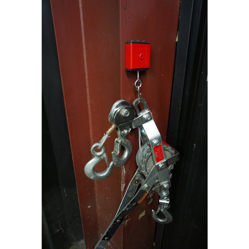 Magnet Source 2.375 in. L X 2.375 in. W Red Retrieving Magnet 40 lb. pull 1 pc