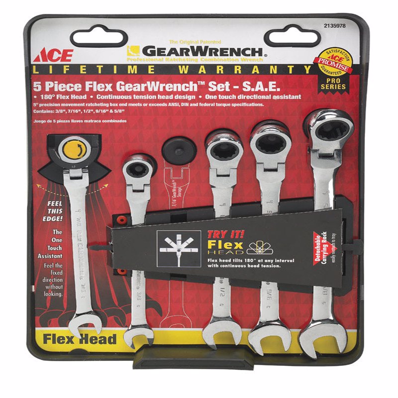 GEARWRENCH FLEX SAE 5PC