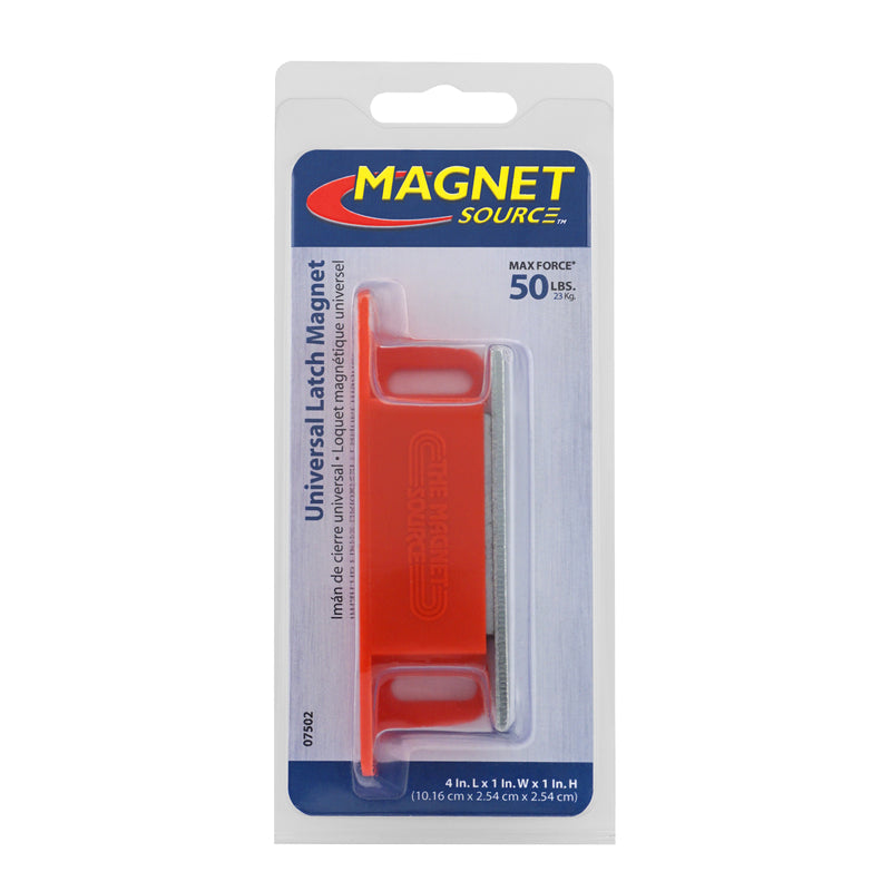 Magnet Source 4.25 in. L X 1 in. W Red Latch Magnet 50 lb. pull 1 pc
