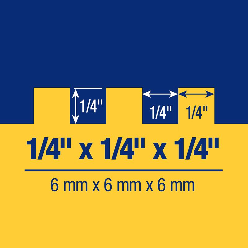 QEP 11 in. W X 4-1/2 in. L Stainless Steel Square Notched Trowel