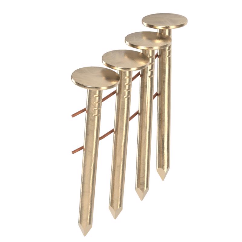 Grip-Rite 1-1/2 in. L X 11 Ga. Angled Coil Electro Galvanized Roofing Nails 15 deg 7200 pk