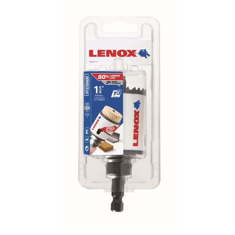 Lenox Speed Slot 1-5/8 in. Bi-Metal Hole Saw 1 pc