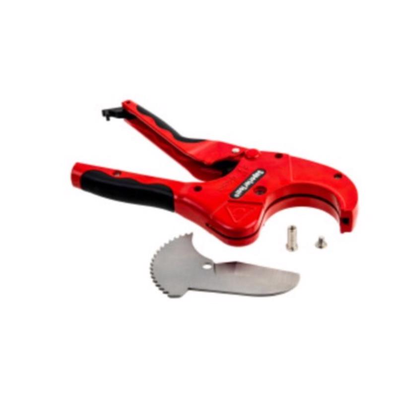 Superior Tool 2-1/2 in. Ratcheting Pipe Cutter 10 in. L Black/Red 1 pc