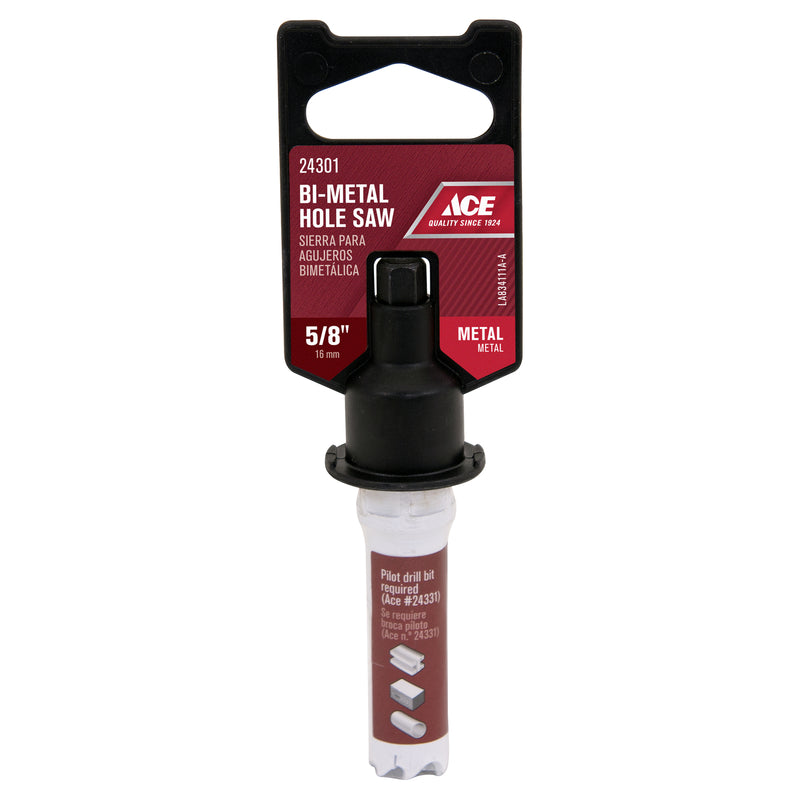 SAW HOLE 5/8" W/ARBR ACE