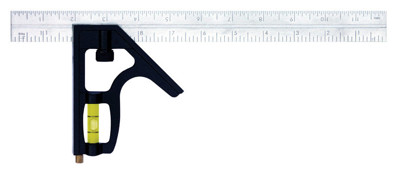 COMBINATION SQUARE12"BLK