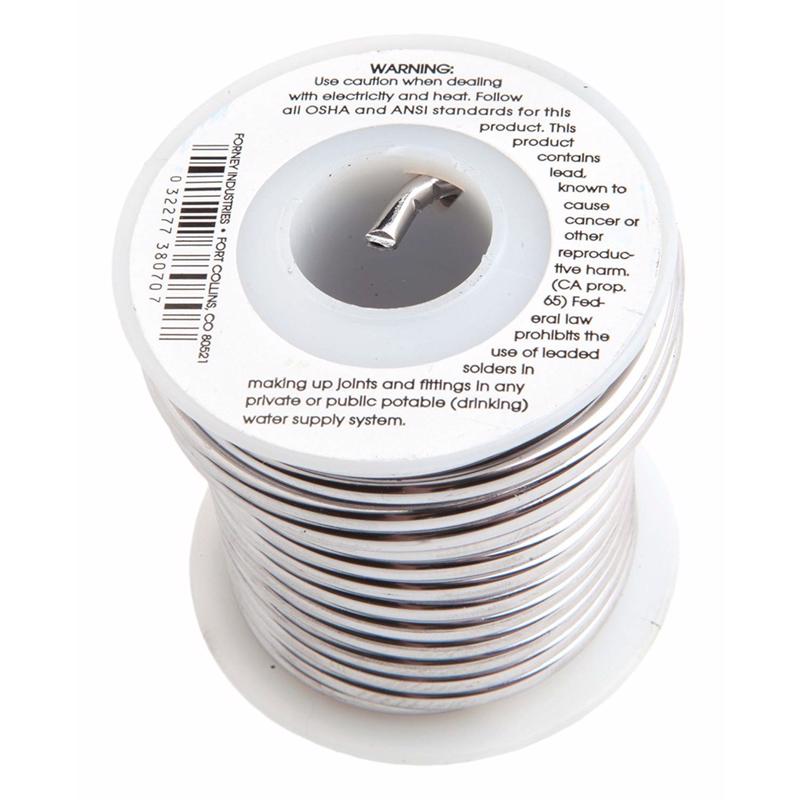 Forney 16 oz Rosin Core Solder Wire 1/8 in. D Lead/Tin/Antimony 1 pc