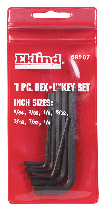 HEX KEY SET L SHORT 7PC