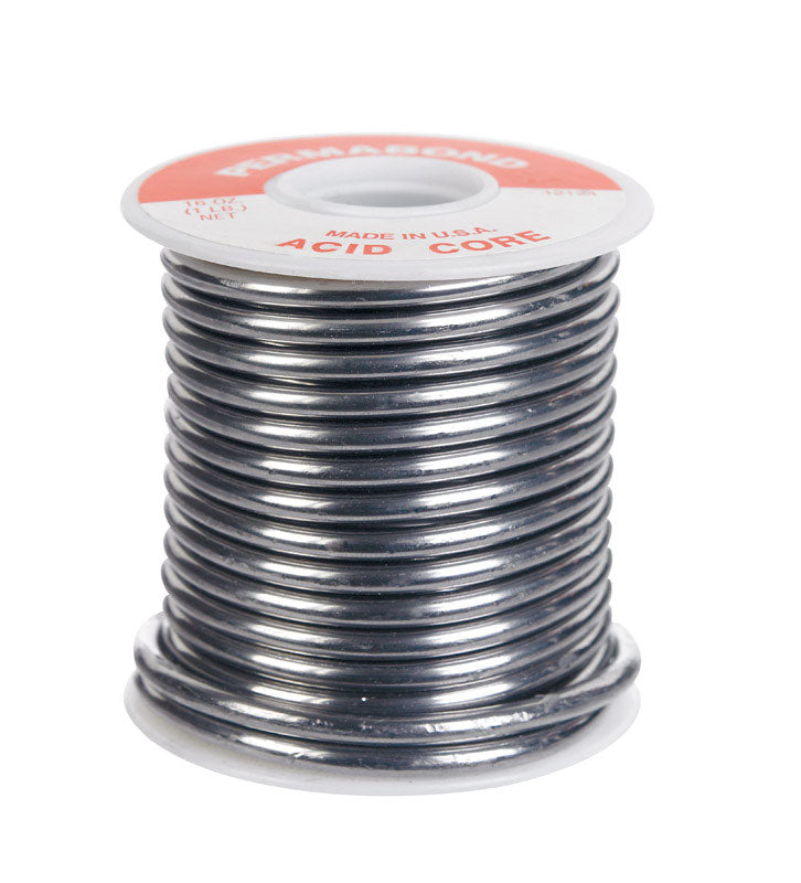 Alpha Fry 16 oz Acid Core Wire Solder 0.125 in. D 1 pc