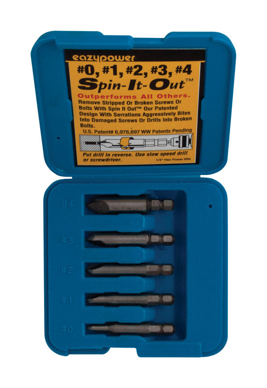 SCREW REMOVER 1/4" 5PK