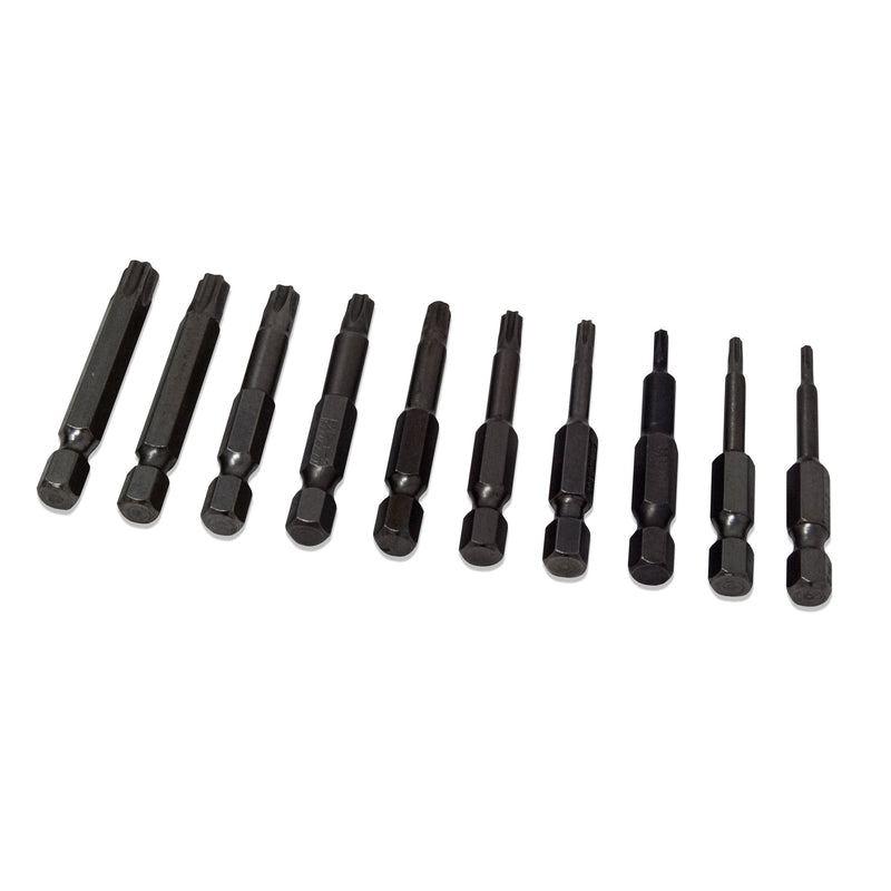 Eazypower Isomax Torx 1-15/16 in. L Impact Security Insert Bit Set Chrome Vanadium Steel 10 pc
