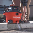 Craftsman 12 gal Corded Wet/Dry Vacuum 10.5 amps 120 V 6 HP
