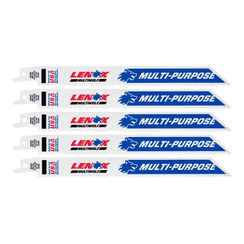 RECIP SAW BLADE 8" 5PK