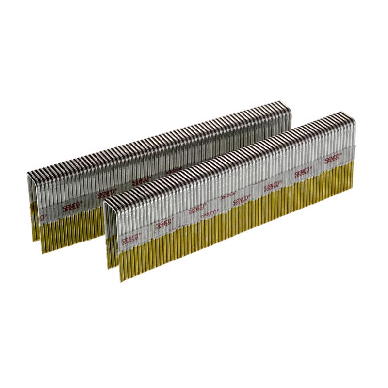 Senco 7/16 in. W X 1-1/4 in. L Galvanized Steel Wire Staples 16 Ga.
