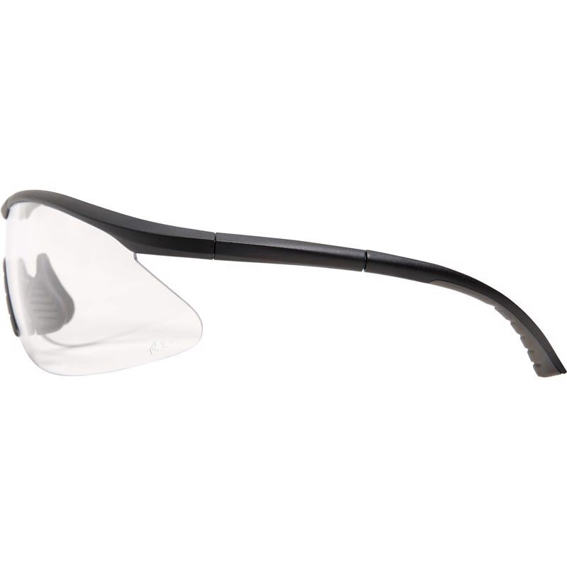 Edge Eyewear Banraj Safety Glasses Clear Lens Black Frame 1 pc