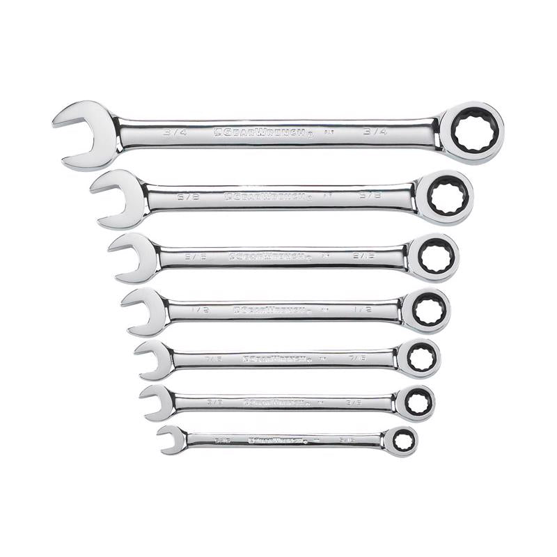WRENCH SET SAE 7 PC