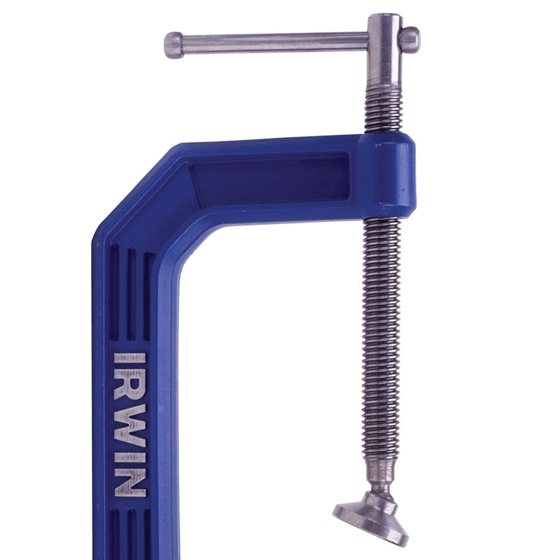 Irwin Quick-Grip 5 in. X 3-1/4 in. D Adjustable C-Clamp 900 lb 1 pc