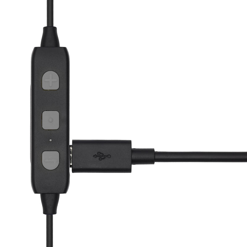Plugfones Liberate 2.0 29 dB Nylon/Silicone/Soft Foam Bluetooth Earplugs/Earphones w/Mic Black 1 pai