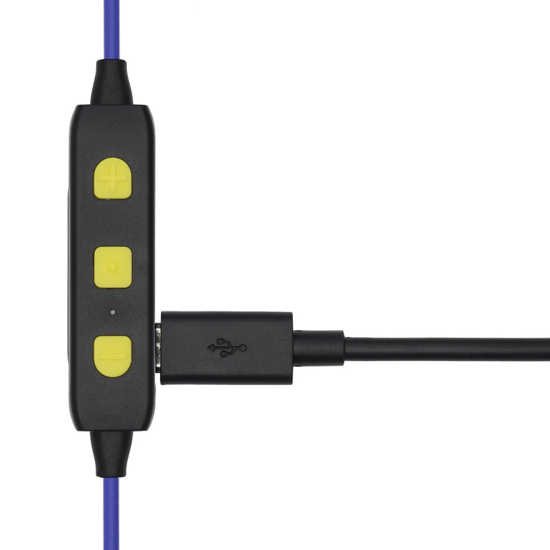 Plugfones Liberate 2.0 29 dB Nylon/Silicone/Foam Bluetooth Earplugs/Earphones w/Mic Yellow 1 pair