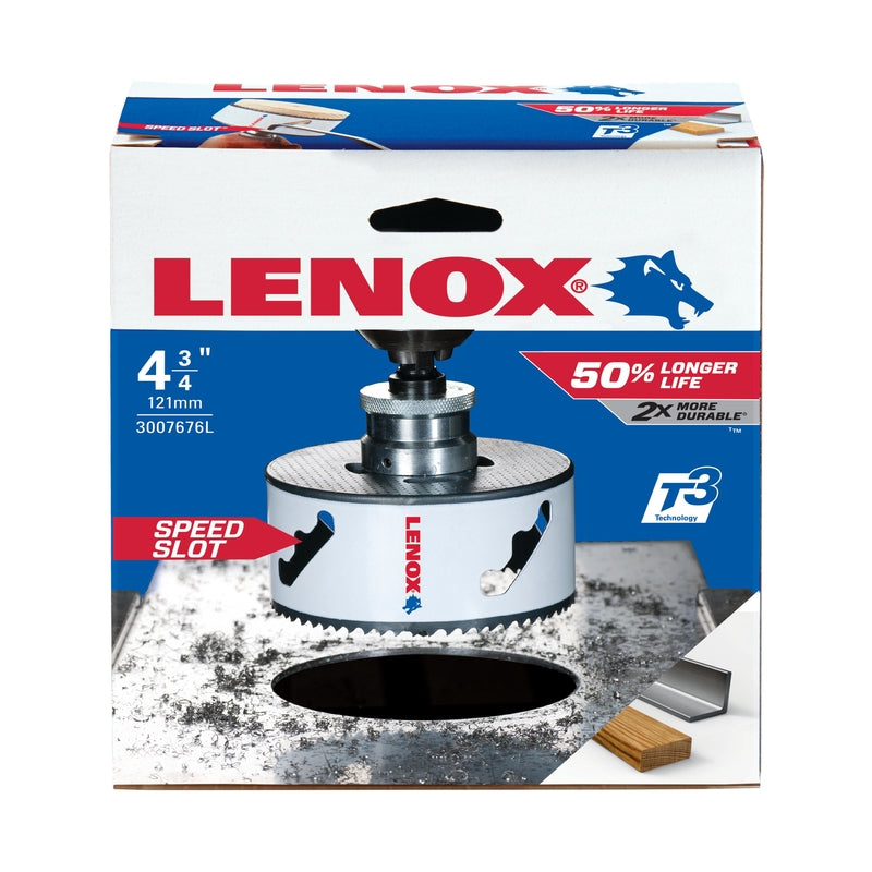 Lenox Speed Slot 4-3/4 in. Bi-Metal Hole Saw 1 pc