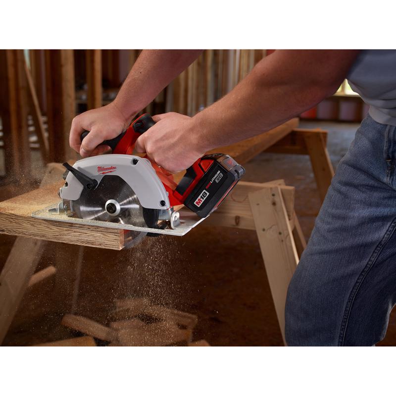 Milwaukee M18 6-1/2 in. Cordless Brushed Circular Saw Tool Only