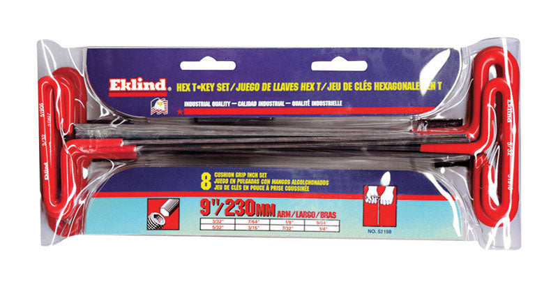 HEX KEY T HNDL8PC9"CUSHN