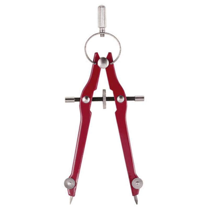 Empire 5 in. L X 2 in. W Precision Pencil Compass 6 in. Red 1 pc