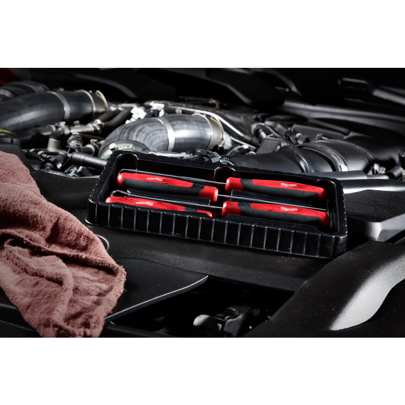 Milwaukee 4 in. Chrome Plated Steel Hook and Pick Set 4 pc