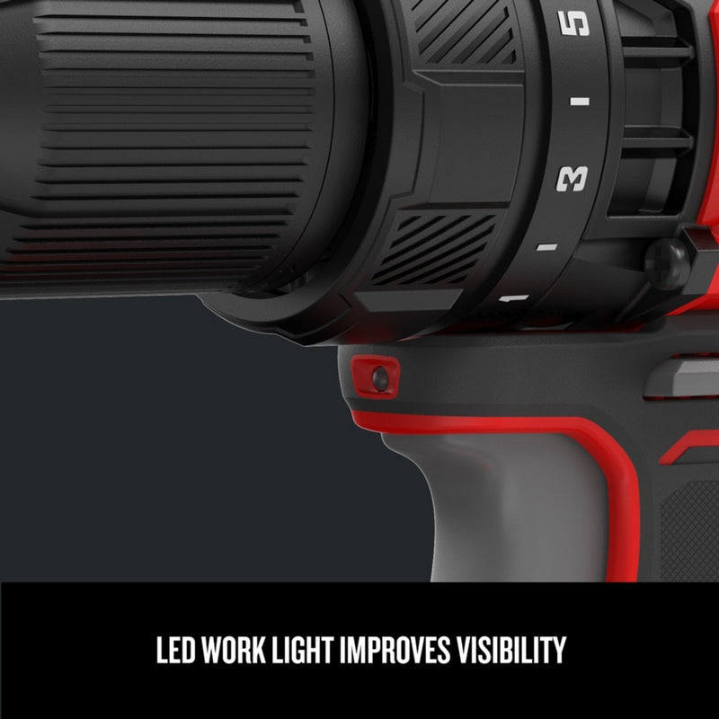 Craftsman V20 1/2 in. Brushed Cordless Drill Kit (Battery & Charger)