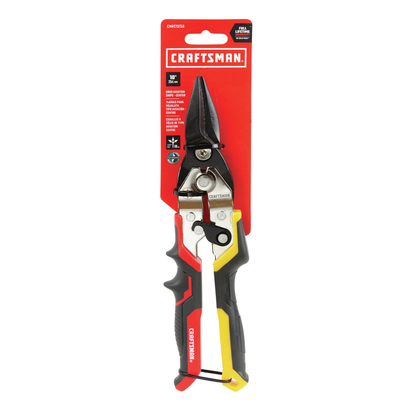 Craftsman 12.1 in. Stainless Steel Straight Aviation Snips 22 Ga. 1 pk