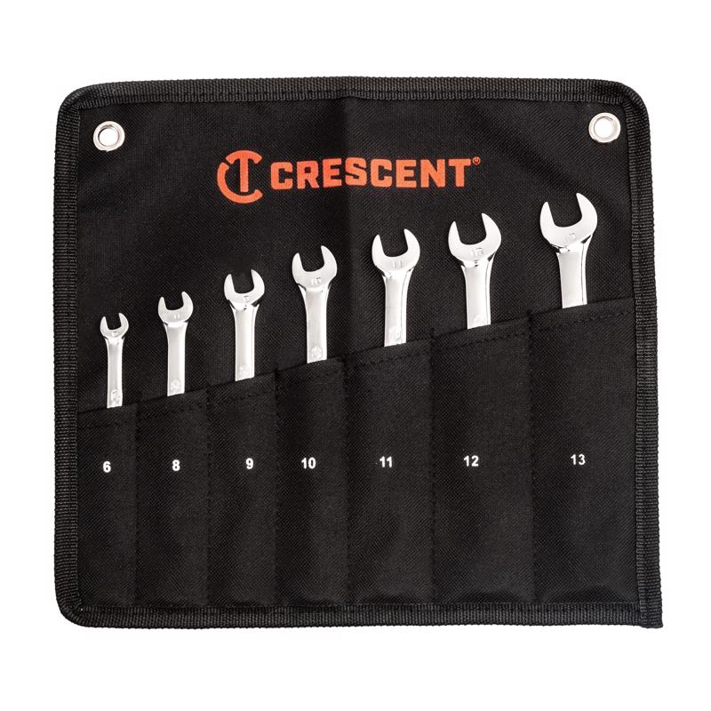 Crescent 12 Point Metric Combination Wrench Set 7 pc