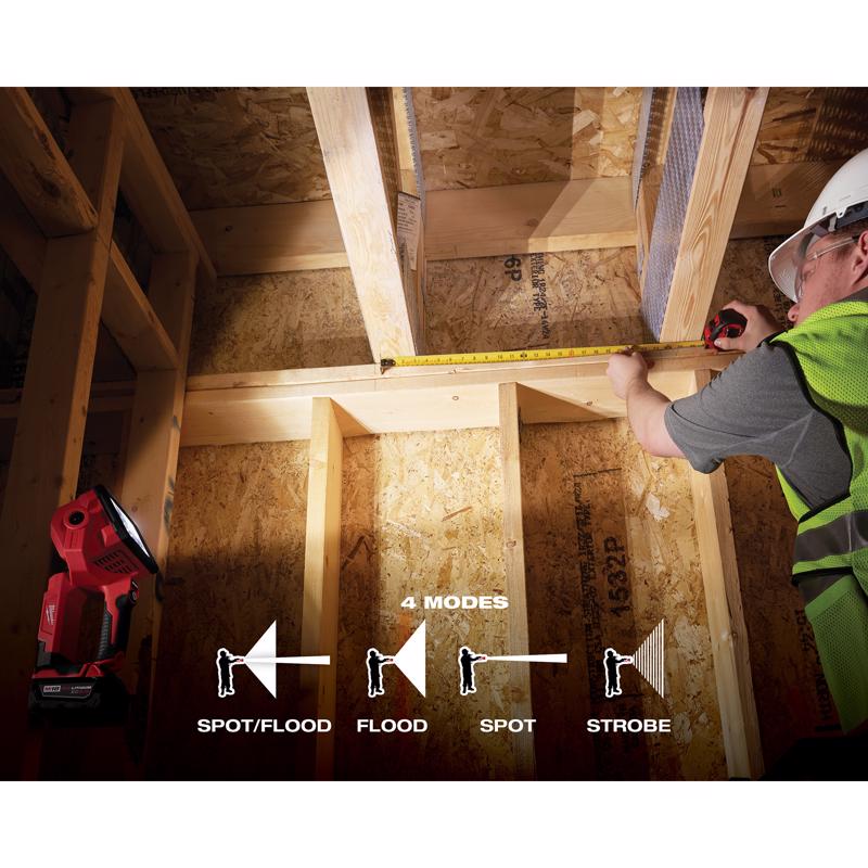 Milwaukee M18 1250 lm Red LED Search Light
