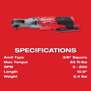 Milwaukee M12 FUEL 3/8 in. Brushless Cordless Ratchet Tool Only