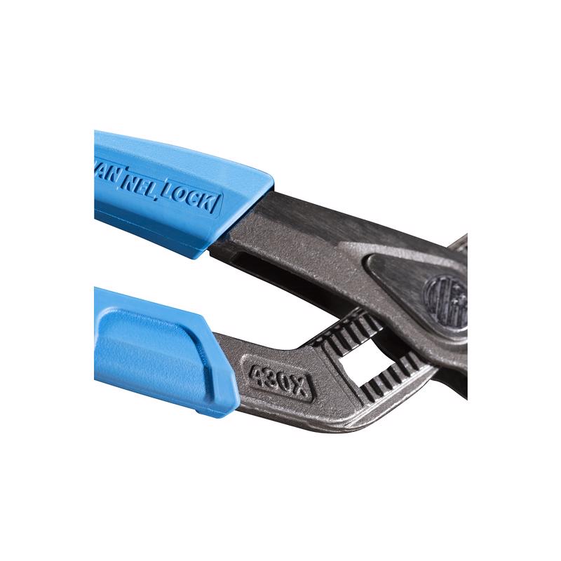 Channellock SpeedGrip 9.5 in. Carbon Steel Push Button Tongue and Groove Pliers