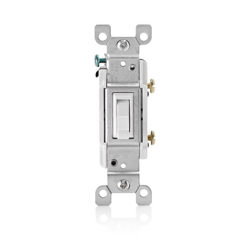 SWITCH TOG SINGL POLE WH