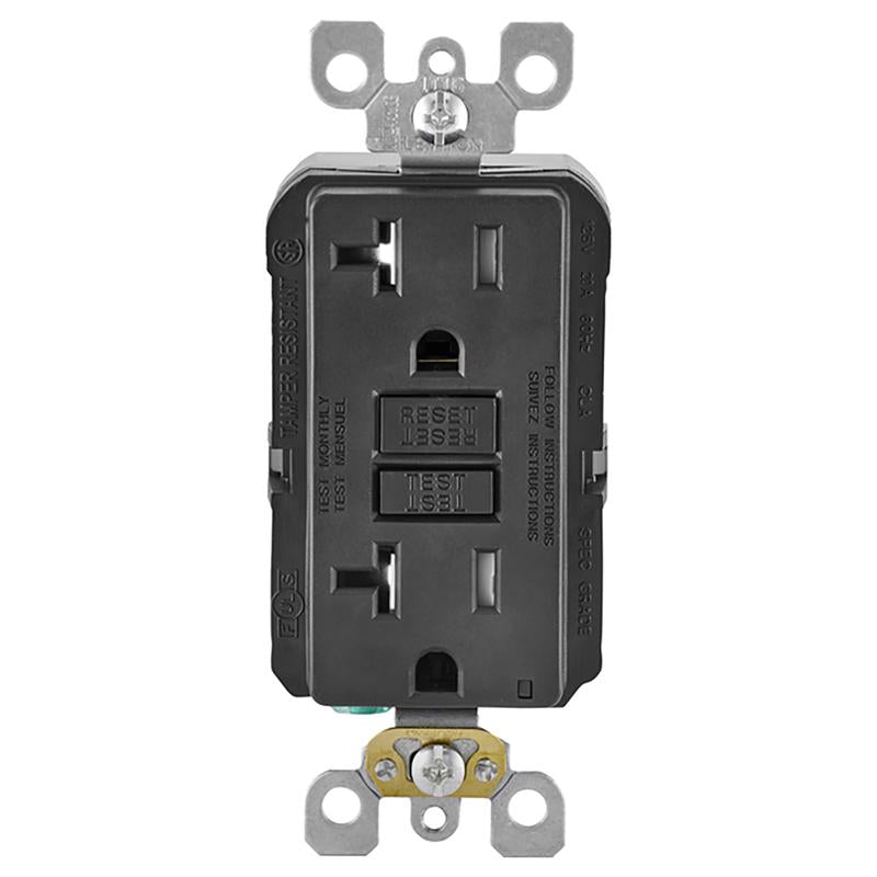 GFCI OUTLET 20A BLK