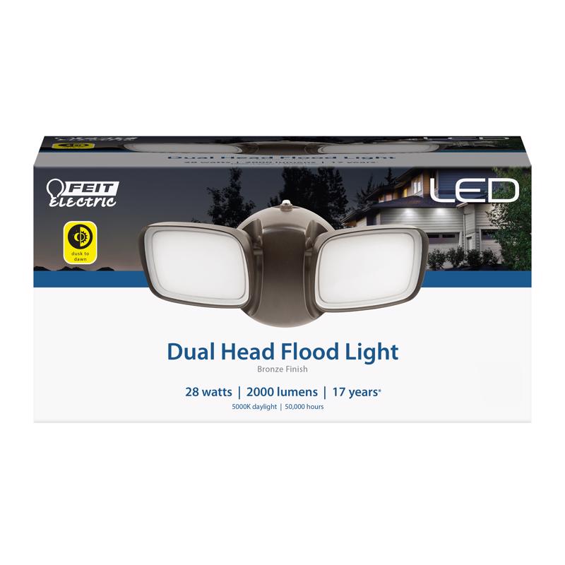 FLOODLIGHT ALUM BRZ 28W