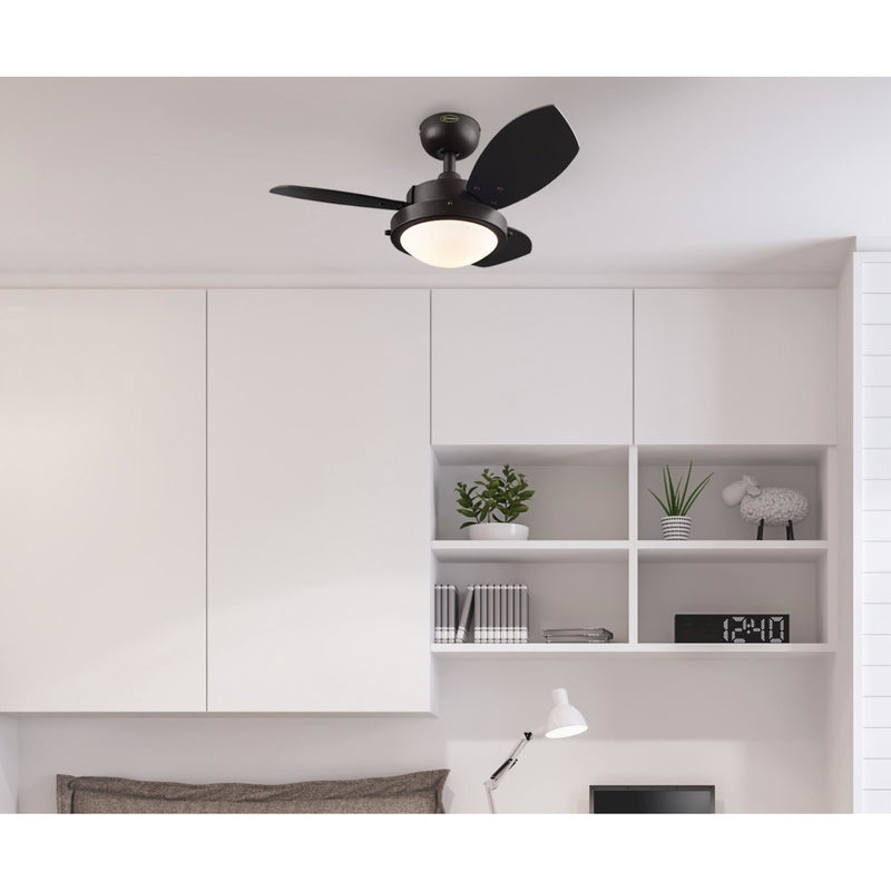 Westinghouse Wengue 30 in. Espresso Brown LED Indoor Ceiling Fan