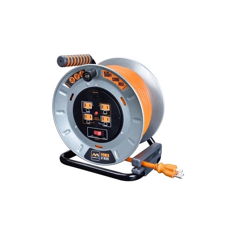 CORD REEL PVC MULTI 50'L