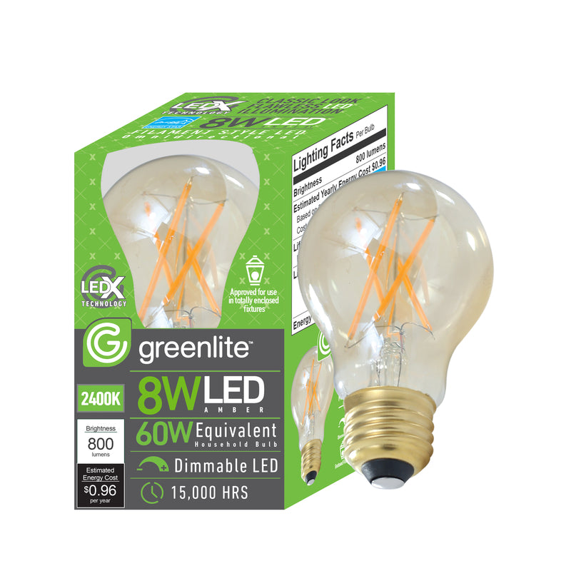 LED A19 E26 AMB 60W 1PK