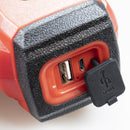 Dorcy 1300 lm Black/Red LED Spotlight + Power Bank 4400 mAh Lithium Ion Battery