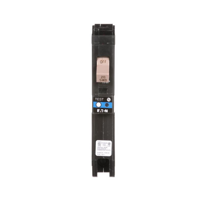 Eaton 20 amps Arc Fault/Ground Fault Single Pole Circuit Breaker