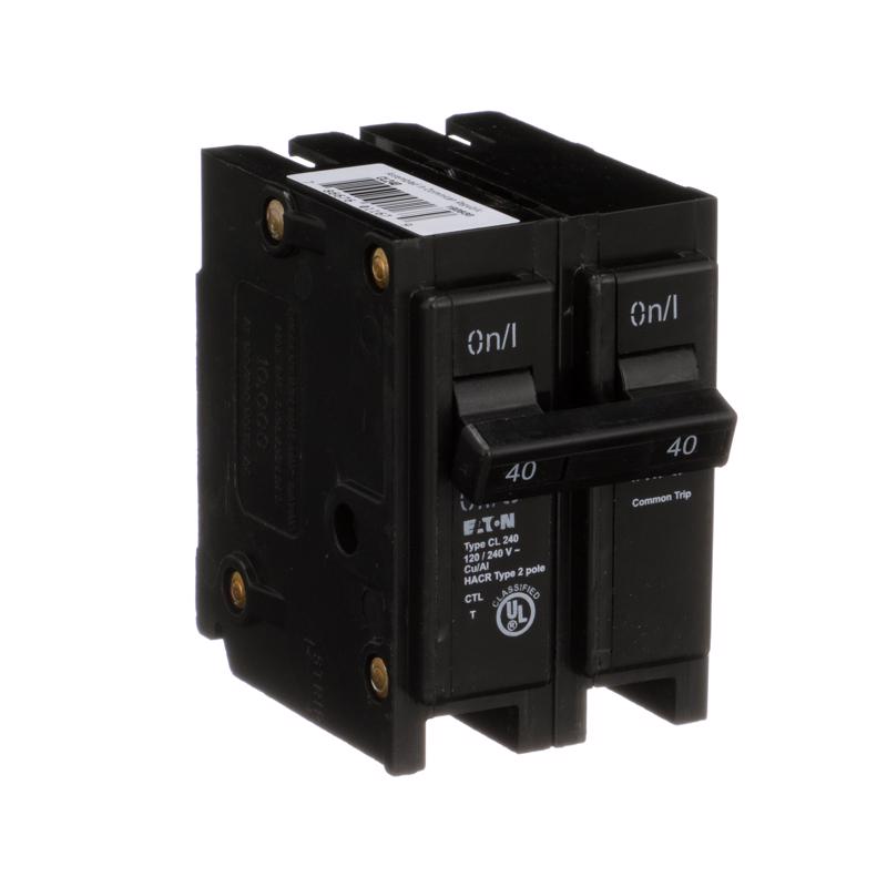 Eaton 40 amps Plug In 2-Pole Circuit Breaker