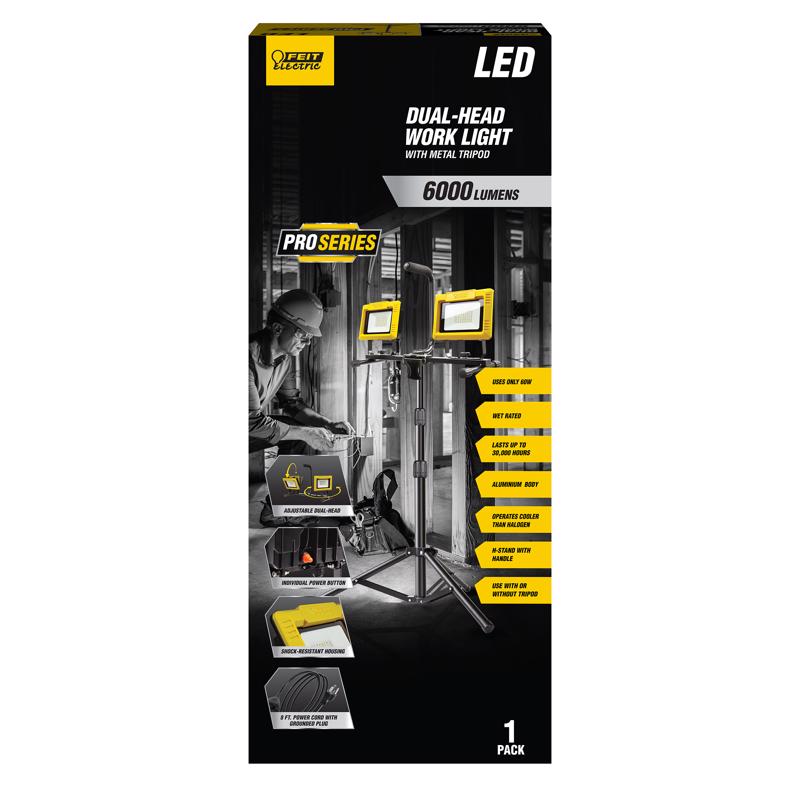 Feit Pro Series 6000 lm LED Dual Power Tripod Work Light